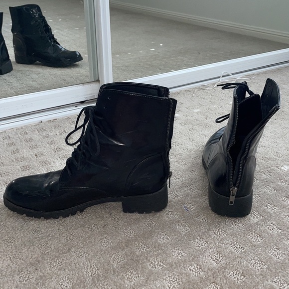 cotton on combat boots